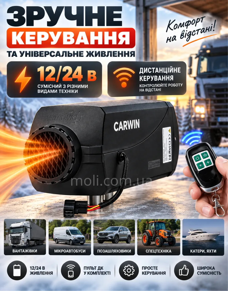 Зручне керування та універсальне живлення